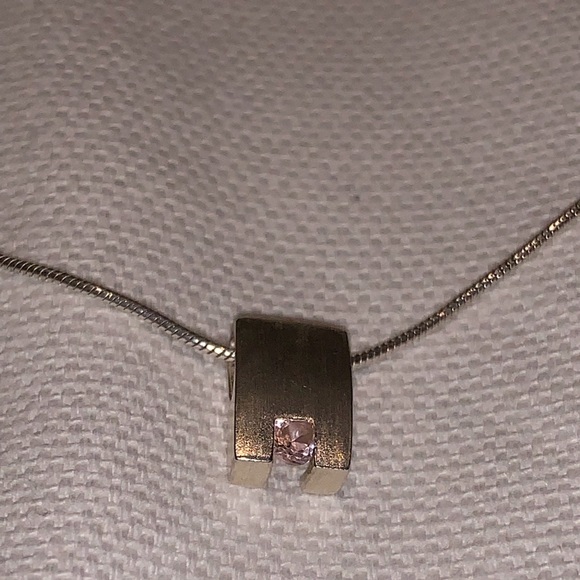 Necklace & earring set, sterling silver - Picture 6 of 8